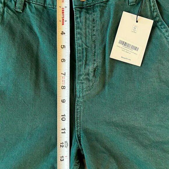Reformation Diego Mid Rise Baggy Utility Jeans Green - Size 26 - NWT - Picture 7 of 8